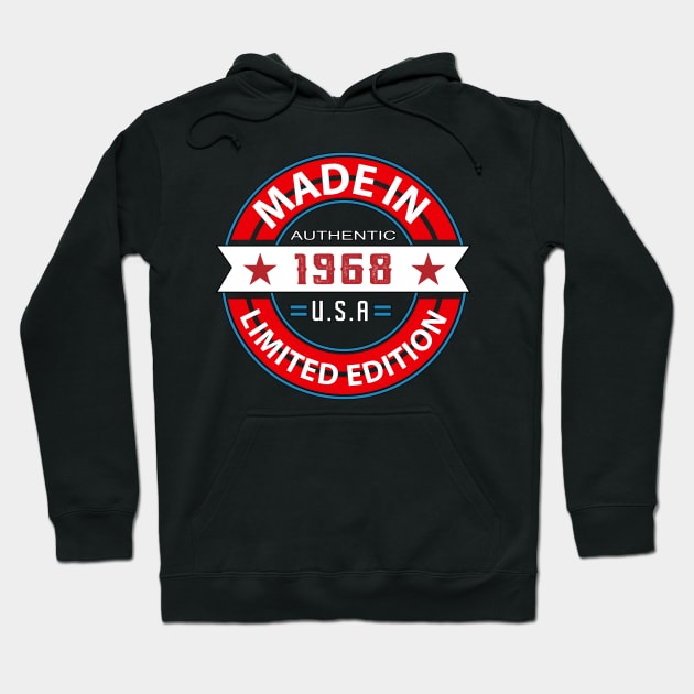 1968 55 Year Hoodie by HB Shirts